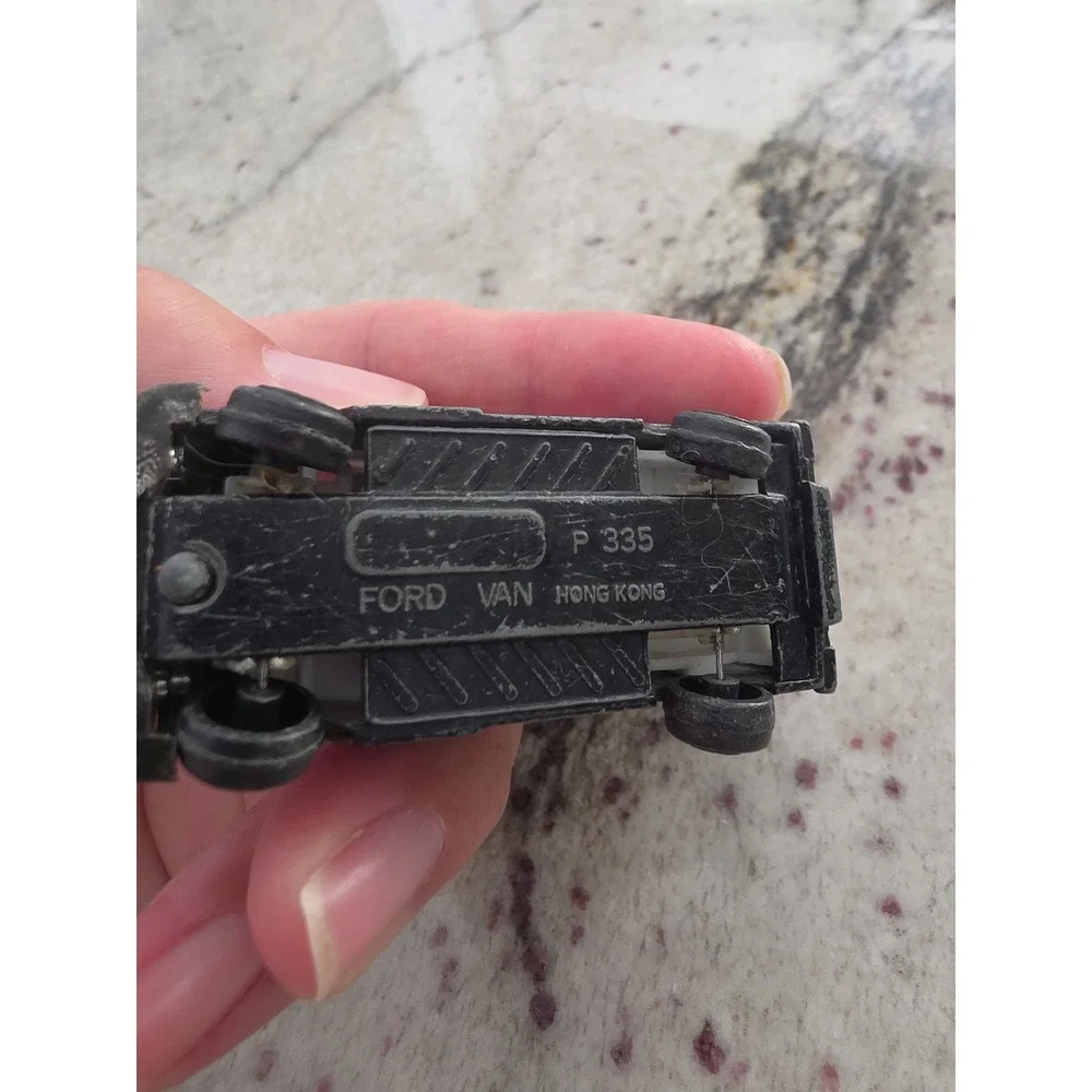 Vintage Zylmex 335 Ford Van #30 Highway Patrol Toy Car Hong Kong